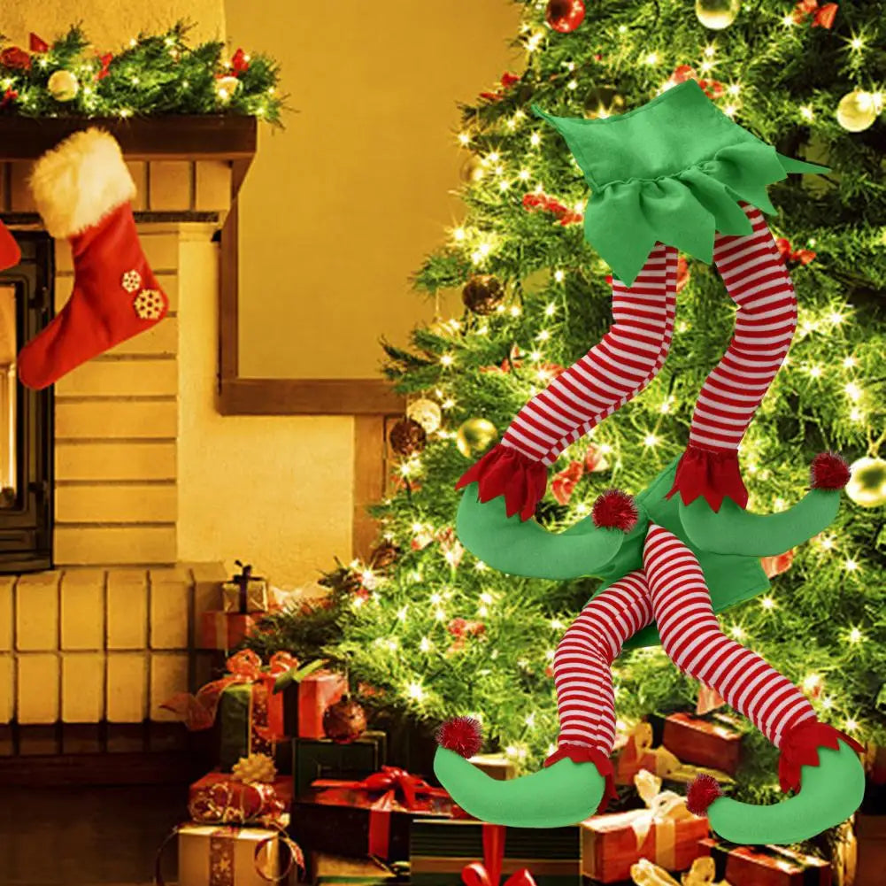 Lustige Elfenbeine für Weihnachtsdeko